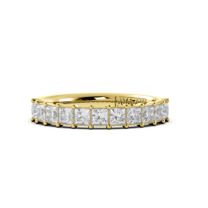 Princess Signature Cup Halfway Wedding Band