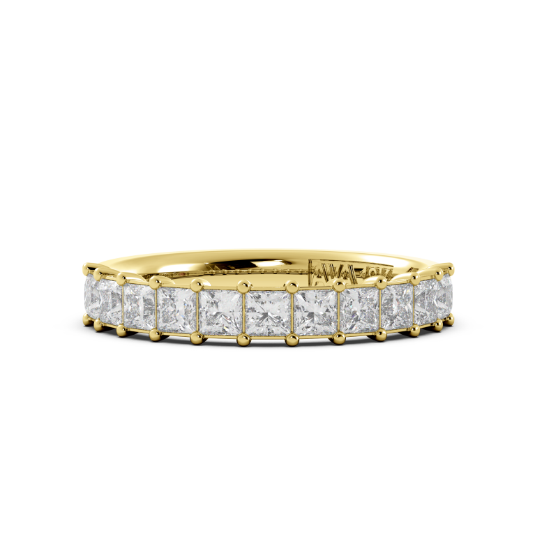 Princess Signature Cup Halfway Wedding Band