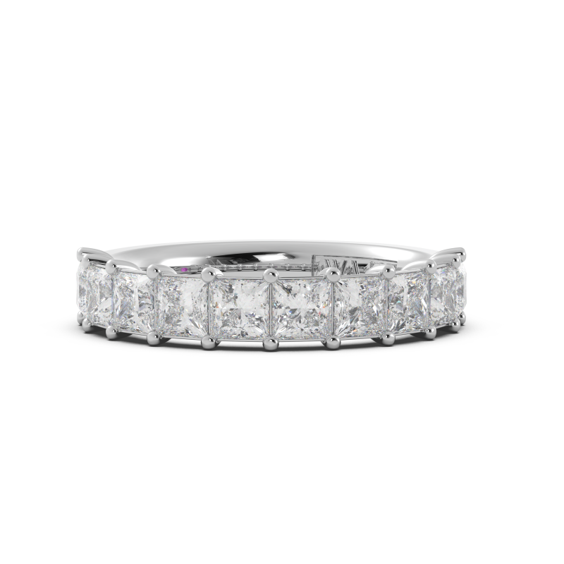Princess Signature Cup Halfway Wedding Band