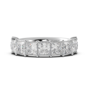 Princess Signature Cup Halfway Wedding Band