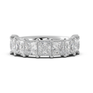 Princess Signature Cup Halfway Wedding Band
