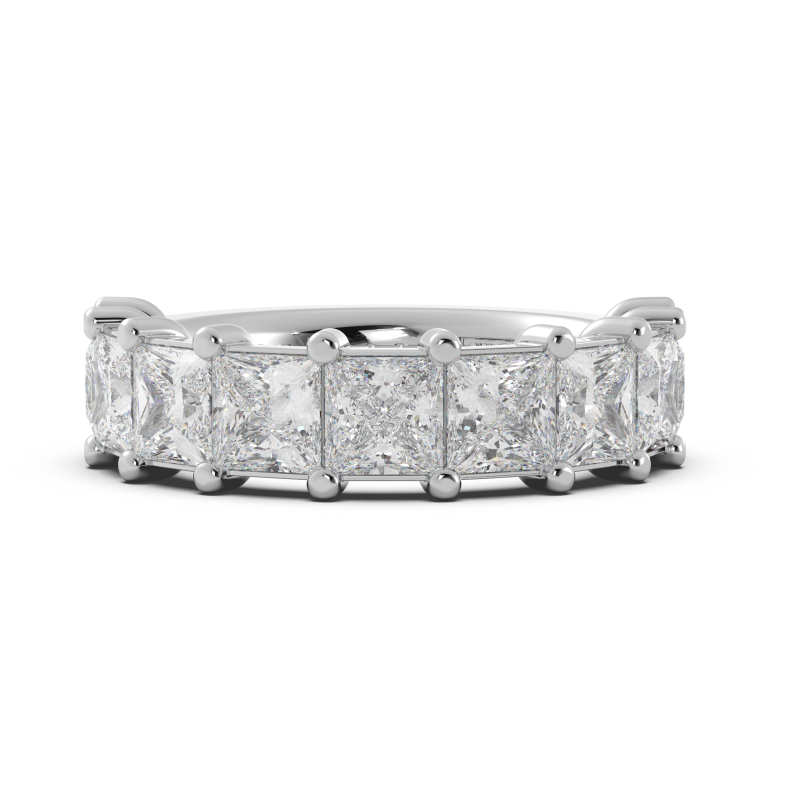 Princess Signature Cup Halfway Wedding Band