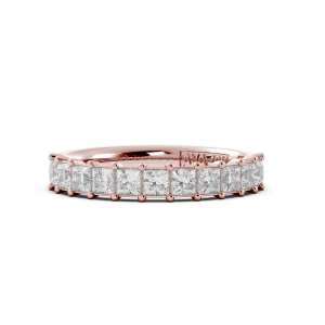 Princess Signature Cup Halfway Wedding Band