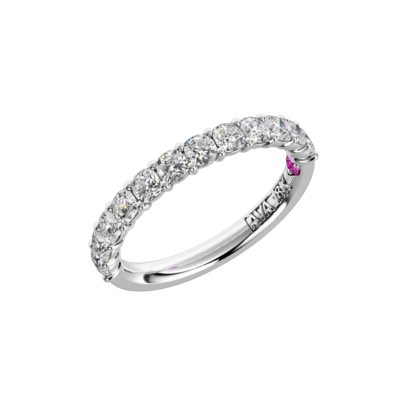 Cushion Signature Cup Halfway Wedding Band