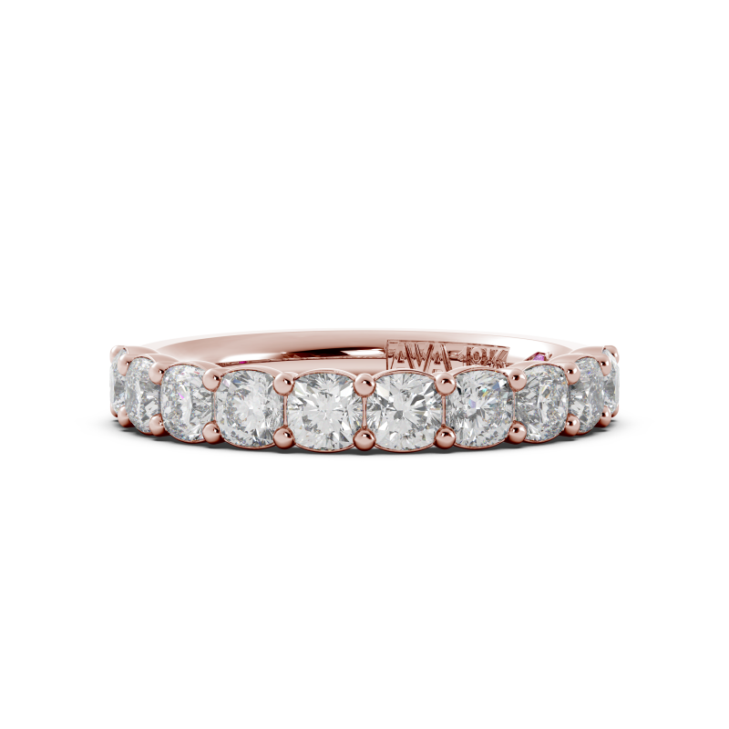 Cushion Signature Cup Halfway Wedding Band