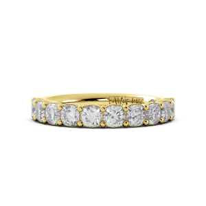 Cushion Signature Cup Halfway Wedding Band