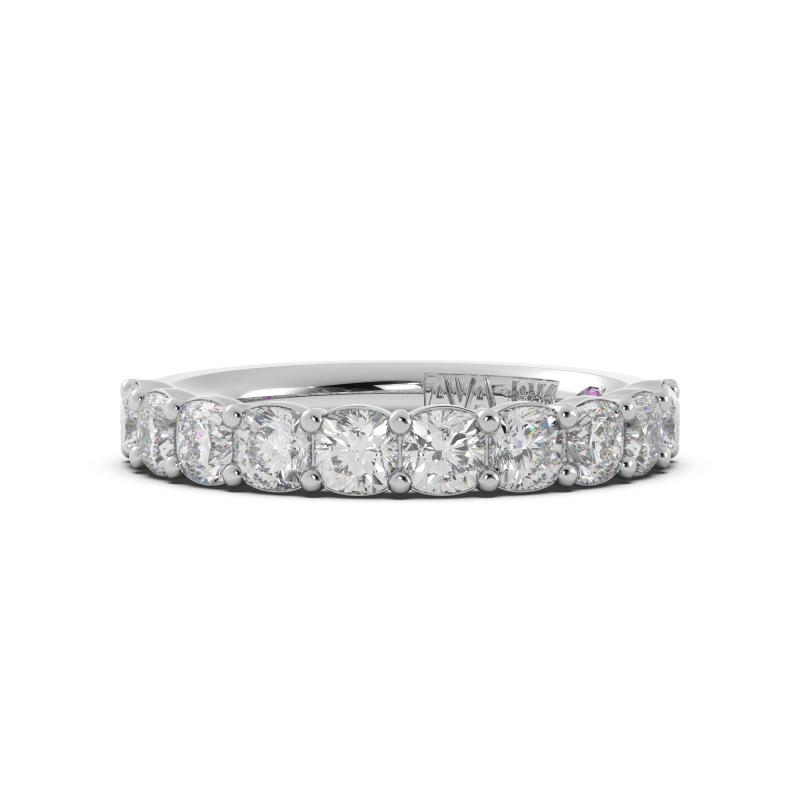 Cushion Signature Cup Halfway Wedding Band