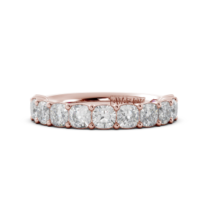 Cushion Signature Cup Halfway Wedding Band