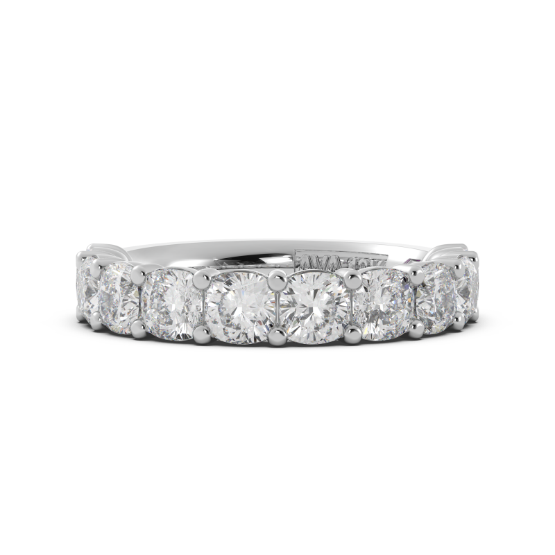 Cushion Signature Cup Halfway Wedding Band