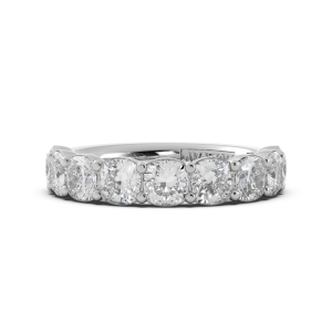 Cushion Signature Cup Halfway Wedding Band