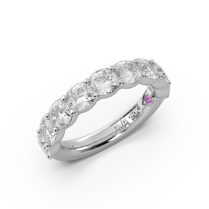 Cushion Signature Cup Halfway Wedding Band