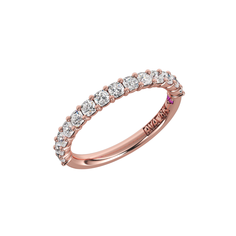 Cushion Signature Cup Halfway Wedding Band