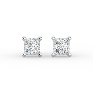 Princess 4 Prong Earrings