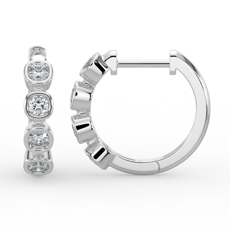Cushion Huggie Earrings