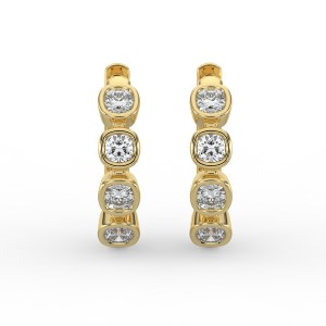 Cushion Huggie Earrings
