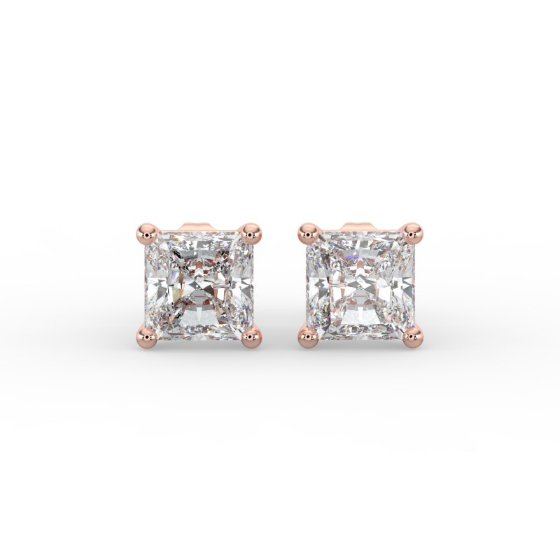 Radiant 4 Prong Earrings