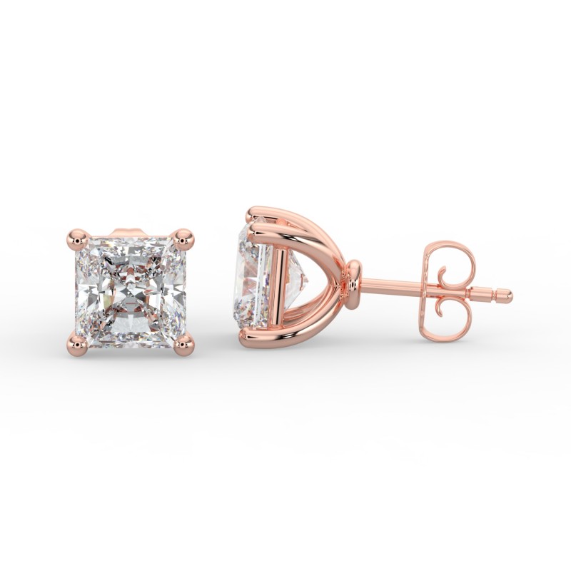 Radiant 4 Prong Earrings