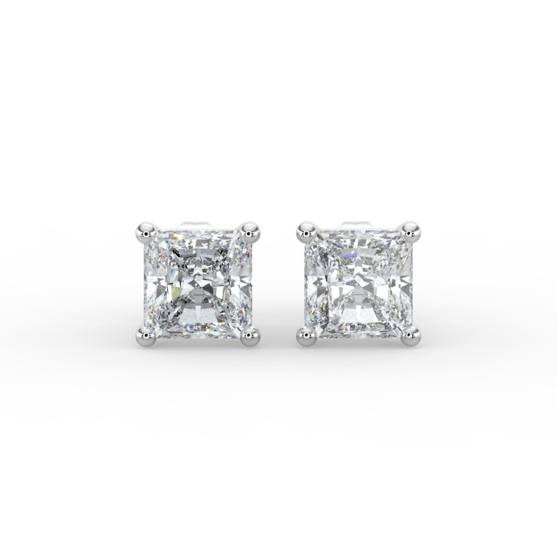 Radiant 4 Prong Earrings