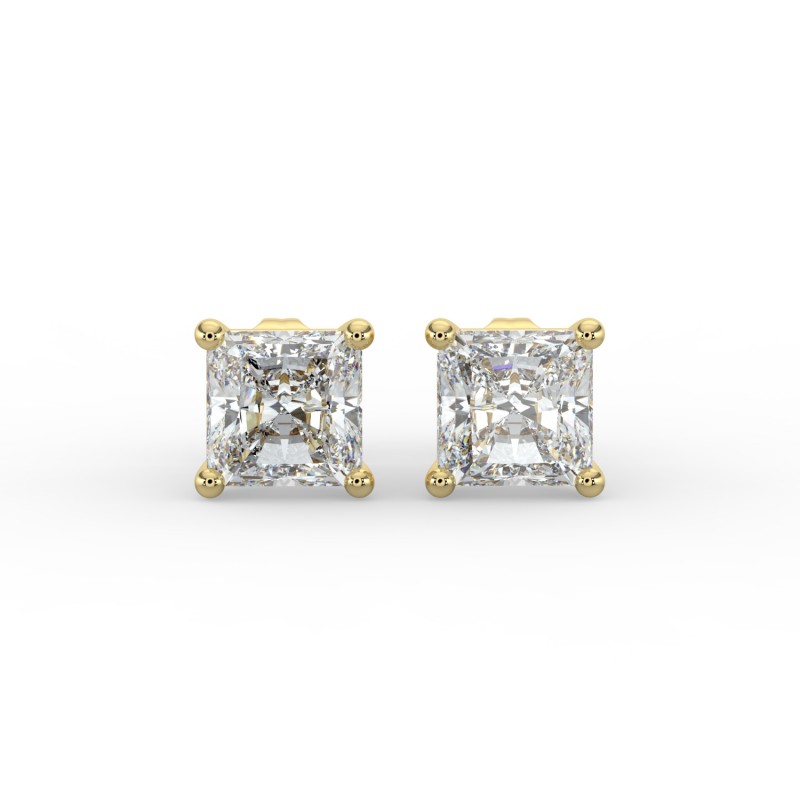 Radiant 4 Prong Earrings