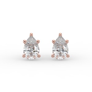 Pear 6 Prong Earrings