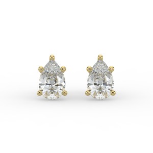 Pear 6 Prong Earrings