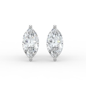 Marquise 4 Prong Earrings