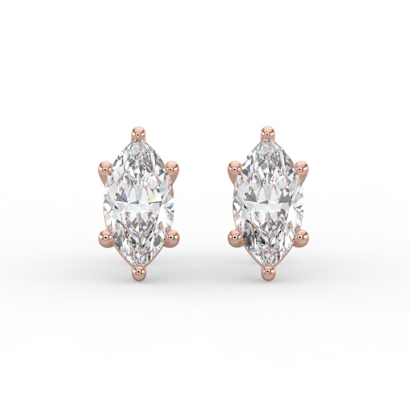Marquise 6 Prong Earrings