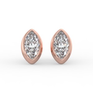 Marquise Bezel Earrings
