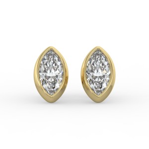 Marquise Bezel Earrings