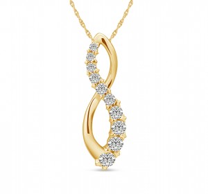 14KT Tulip Flower (TM)  Gold Pendant