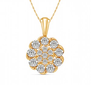 14KT Rain Droplet (TM)  Gold Pendant
