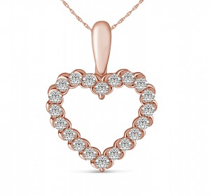 14KT Rain Droplet (TM) Rose Gold Pendant