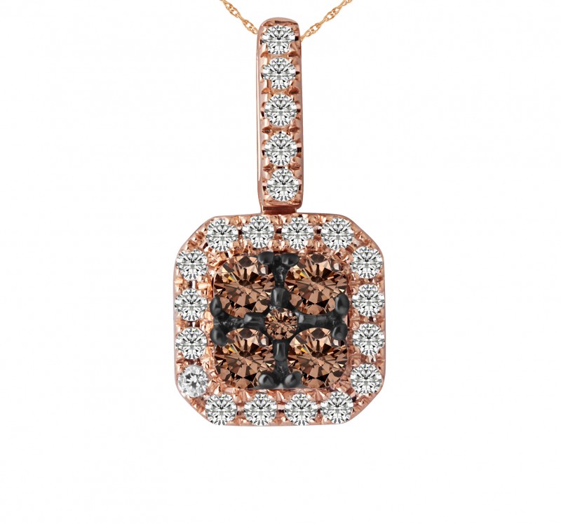 14KT Cocolat' Rose Gold Pendant
